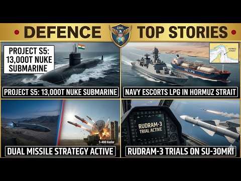 India's 13,000 Ton S5 Nuclear Submarine Monster! 🇮🇳 Navy's Daring Escort in Hormuz | DNL