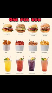 Pick one per row | Will & Jae Eats