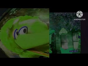 Sesame Street theme song 46 opening school effect split green lowers