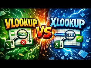 VLOOKUP vs XLOOKUP Explained with Examples | Excel Tutorial ✅