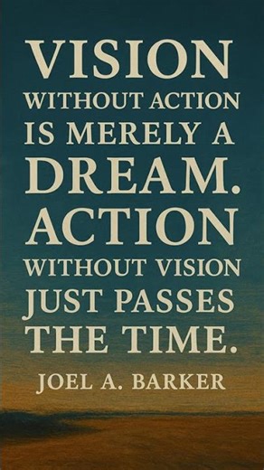 Vision Requires Action 🎯 | Inspirational Quote