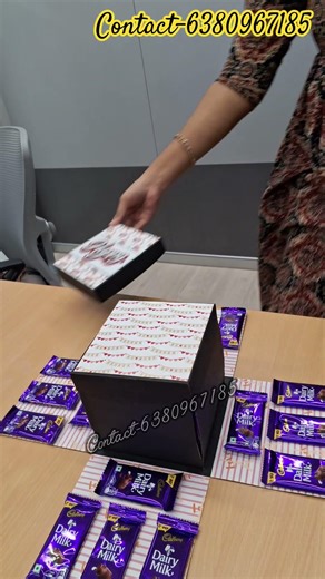 Butterfly explosion box #chocolate #trending #love #gift #diy #dairymilk #giftbox #viral #shorts