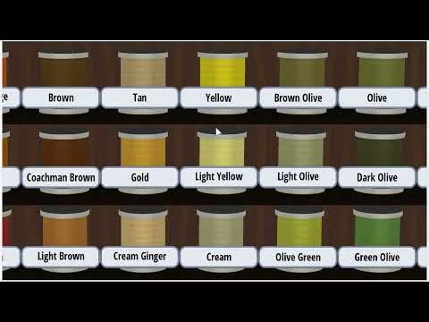 Fly Tying Simulator app demo - Now available through flyfishingsoftware.com