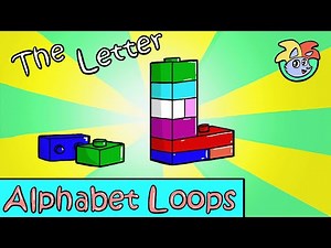 Alphabet Loops /Learn the Letter L for Lego / Alphabet Animations