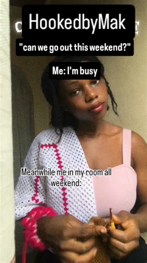 Mak Crochets on Instagram: "I'm almost addicted to crocheting #crochetreels #trendingreels #reelsinstagram #crochetaddict #crochetpattern"