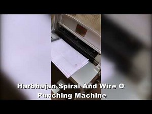 File Master Machine With Spiral and Wire O Punching