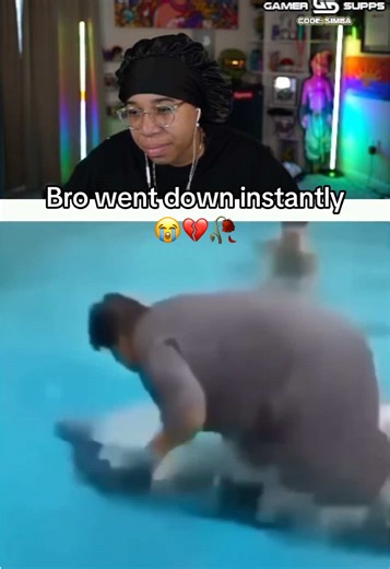 Surprising Moment: Instant Sinking Reaction