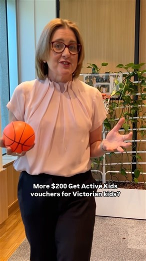 8.8K views · 589 reactions | Time to shoot your shot because Get Active Kids vouchers are closing next week. That’s $200 to help cover the costs of sports memberships, registration fees, uniforms and equipment. So more Victorian kids can play more of the sport they love. | Jacinta Allan | Facebook