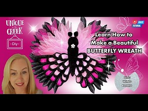 Transform Your Door With This Stunning How to Butterfly Wreath #diy #wreath