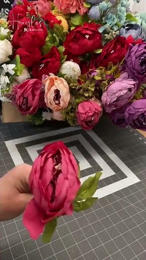 Use STEAM to reshape and fix crushed fake flowers