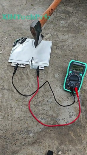 Extreme Safety Test: Solid-State Battery Axe Chop Evaluation | XINTechPro Tech