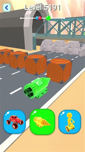 Shape shifting2 game level #5191 hyper casual game #shapeshifting #gameplay #gaming #shortvideo...