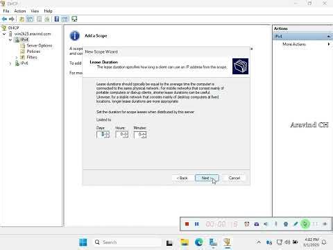 Lesson 375 how to configure dhcp scope in windows server