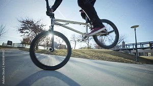 Epic Backwards Bike Slide Trick
