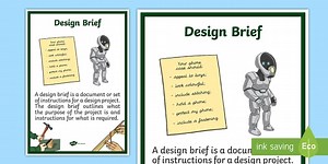 Design Brief Display Poster