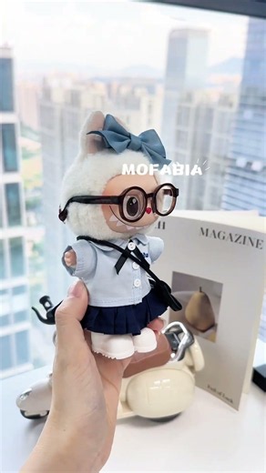 New Outfit Coming for 17cm labubu doll!#funkopop #uniform #labubu #dollclothes