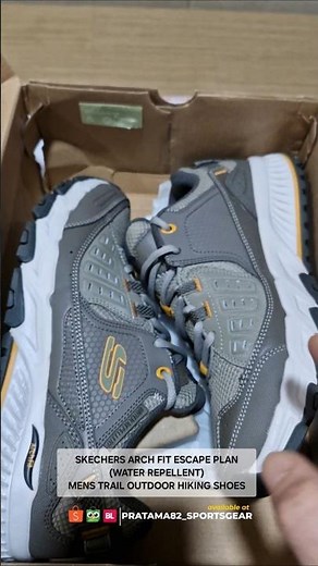 SKECHERS ARCH FIT ESCAPE PLAN OUTDOOR TRAIL HIKING SHOES ORIGINAL (FULL VIDEO CHECK OUR CHANNEL)