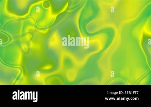 Green yellow liquid gradient abstract wavy motion background Stock Video Footage - Alamy