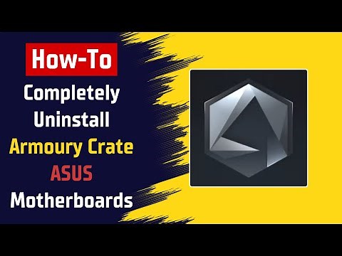 [ASUS] How To Completely Uninstall The Armoury Crate ASUS Motherboards