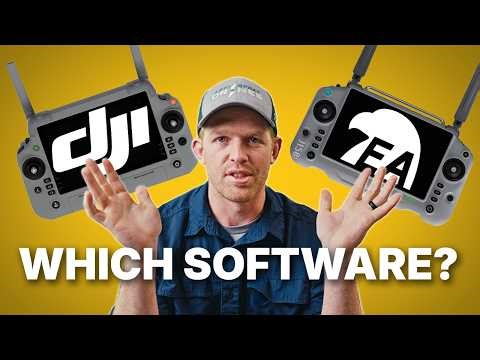 DJI T100 vs EAVision J150 | Remote Software Mapping and Settings Overview