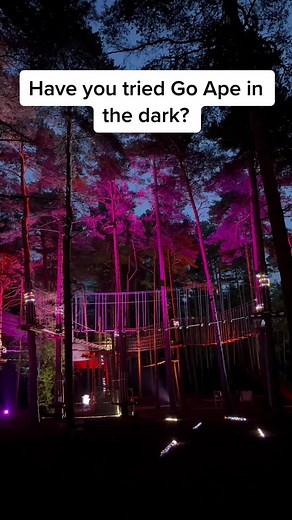 Only a few session left! Don’t miss out on your chance to Go Ape in the dark #goape #goapebracknell #challenge #placestovisit #highropescourse