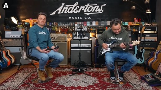 3.5K views · 34 reactions | Now Back in Stock! 朗 Using advanced technology & AI to transform the way we practice the guitar, Positive Grid's Spark NEO is a wireless guitar rig harnessed into a pair of premium headphones.   View Here: https://bit.ly/44ZwZfV | Andertons Music Co. | Facebook