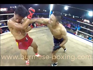 Lethwei Burmese Boxing [HD] - Spectacular GoPro Action View! - Saw Gaw Mu Doe vs. Phyan Thway (1)