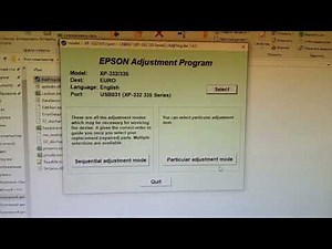 Adjustment Program Epson XP 235 XP 235A XP 332 XP 335 XP 332A XP 432 XP 434 XP 435