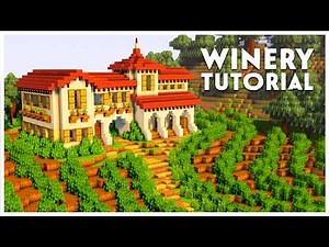 How to Build a Winery in Minecraft | Minecraft Tutorial