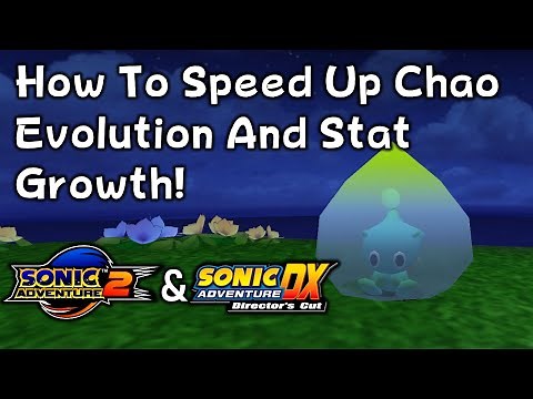 Speed Up Chao Evolution & Stat Growth! (Sonic Adventure 2 and Sonic Adventure DX)