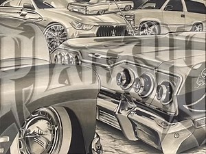 2.1K views · 165 reactions | #marker #markerart #sharpie #freehand #nocopyandpaste #art #artwork #63 #impala #chevy #chevrolet #bomba #tahoe #mazerati #montecarlo | Placaso Tattoos | Facebook