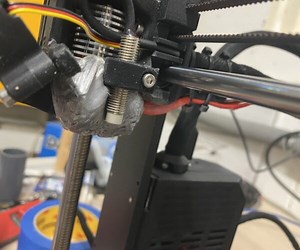 Stringing after blob