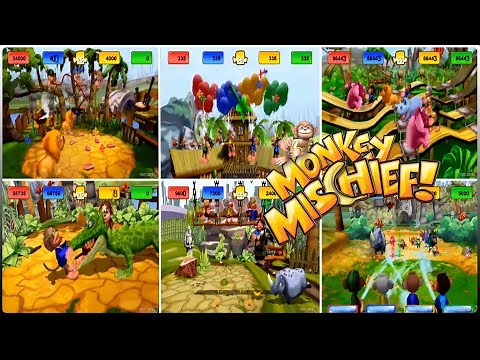 Monkey Mischief Party Time - nintendo wii minigames