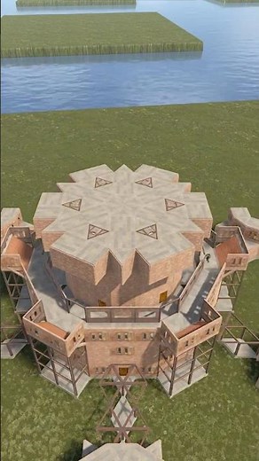 MEGAS CLAN BASE | 8/10 MAN | #rust #rustbase #shorts #rustbuilding #rustbasedesign #rustbasedesign