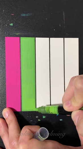 Relaxing ASMR Coloring with Acrylic Markers