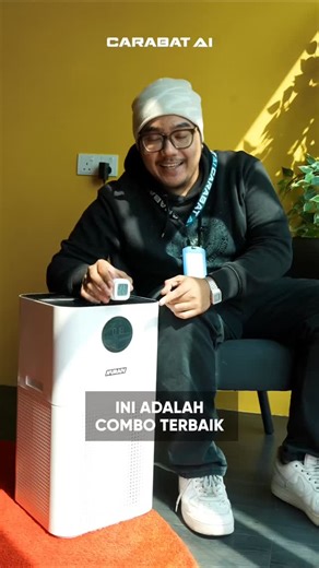 Clean air that knows what to do 😎🌿 When the Humidity Sensor meets the Air Purifier Plus, your home breathes smarter 🤖💨 💧 Detects humidity in real time 🌬️ Auto-adjusts for better air quality 🏠 Keeps your space fresh, comfy & balanced No guessing. No manual tuning. Just smart air doing its thing 😌✨ Because comfort should be effortless. Breathe better. Live smarter. 💙 📍 Visit us: Sri Hartamas | Subang Jaya | Kota Bharu | Seberang Jaya | Wisma Sabah 🎯 FREE in-store smart home demo 🔗 cara