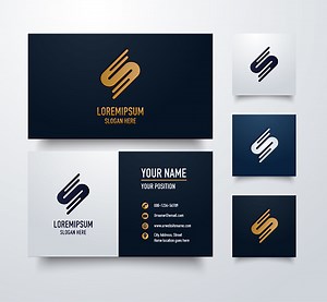 Modern creative business card and name card, horizontal template...