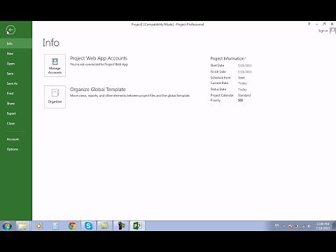 Học Microsoft project 2013 trong 18 phút
