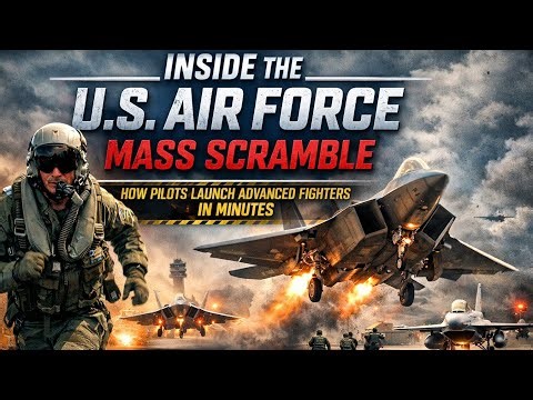 “How the U.S. Air Force Executes a High-Speed Mass Fighter Jet Takeoff”