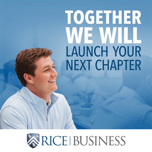 A Rice MBA doesn’t just boost your resume. It redefines your future. Find out how. | Rice Business