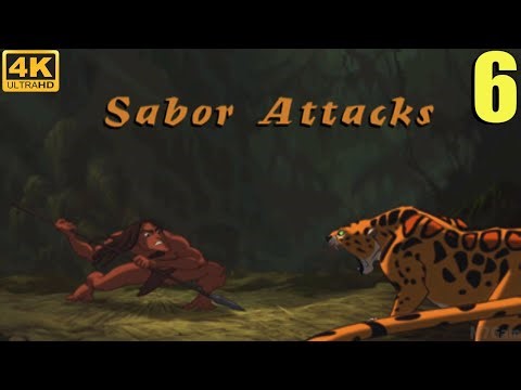 Disney's Tarzan Gameplay PART 6 | (Sabor Attacks) 4K