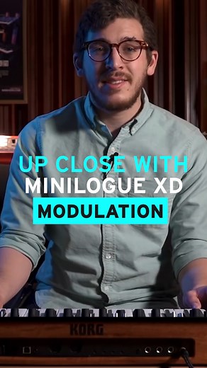 Getting Up Close with the KORG minilogue xd: Modulation 😎! To watch the full video visit our YouTube channel! In this 6 part reels series we'll go over some of the great features the minilogue xd has to offer as well as what sets minilogue xd apart from the OG minilogue. The modulation section of the on minilogue xd was simplified with an ADSR for the amp, an AD with three destinations giving you more creative control and an LFO with two new modes: 'One Shot' for unique modulation effects and a