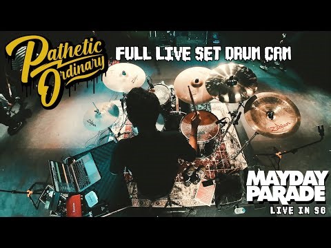 Pathetic Ordinary | Live Drum Cam | Mayday Parade Live in Singapore @ Pasir Panjang Power Station