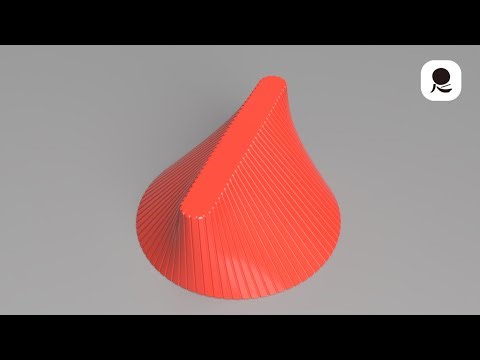 【立体設計通信283】Autodesk Fusion 円楕円推移体 Circle-to-ellipse transition shape