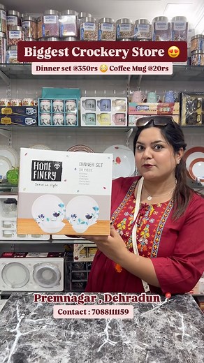 301K views · 3.7K reactions | Get free gift if u follow their page  @wadhwa_crockery_house Location : Premnagar Thakurpur road near devbhoomi electronics Dehradun  Premnagar tyagi market , opp Bharat dental care Dehradun  [Discount , Crockery Store , Biggest , Viral , Crockery , Famous , Dehradun , Gifts ] #crockery #famous #viral #shopping #premium #dehradun #uttarakhand #vlogger #reelsintagram #reels #reelitfeelit❤️❤️ | Foodiedoonie | Facebook