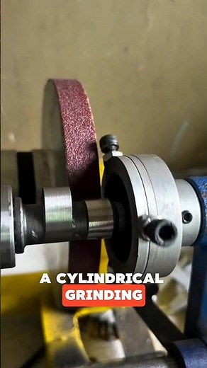 Camshaft Lathing Process Using a Manual Cylinder Grinding Machine #mechanic #engineering