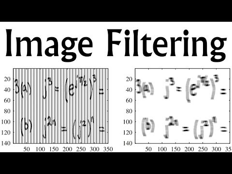 ECE2026 L32: Image Filtering Examples (Introduction to Signal Processing, Georgia Tech course)