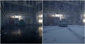 Testing Heavy Rain & Snow in Unreal Engine 5