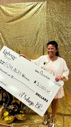 Celebrating the team members who worked so hard in 2025 👏 Congrats to Jarrett, Marilou, and all of our gift card winners. Thank you to our entire team for an incredible year. We appreciate everything you do and are excited for what’s ahead in 2026. #LaubergeBR #BatonRouge | L'Auberge Casino & Hotel Baton Rouge