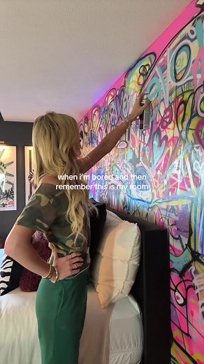 on my to do list i guess 🎨🫟 #graffitiart #roominspo #coolgirlroom #graffitiwall #funroom